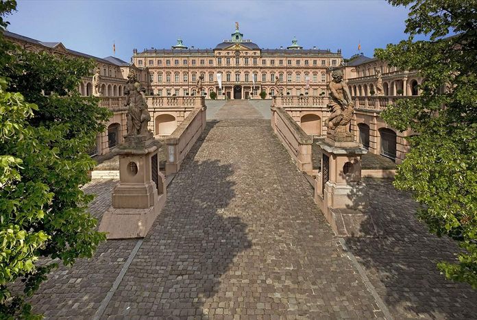 Residenzschloss Rastatt, Blick auf den Ehrenhof