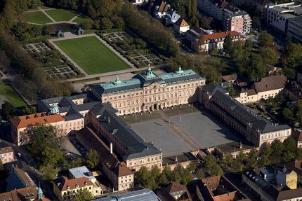 Residenzschloss Rastatt, Luftaufnahme des Schlosses